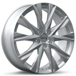 RTX Wheels – MZ02 – Silver – 17″x7″ 45mm – All weather Wheels – 083528